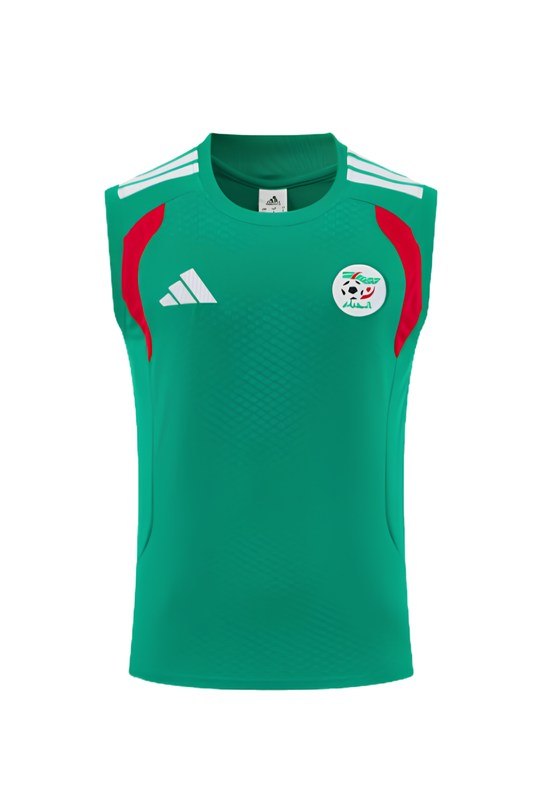 Algeria Green Sleeveless Set