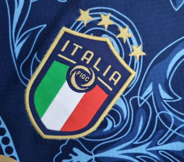 Italy "Versace" Blue Limited Jersey