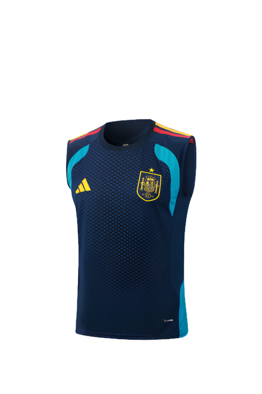 Spain Sapphire Blue Sleeveless Set