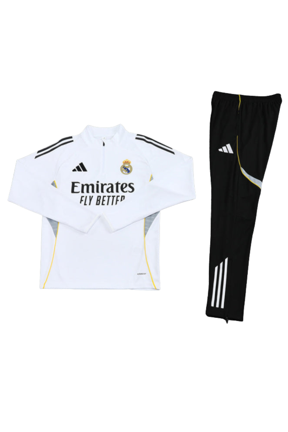 Real Madrid White and Black Tracksuit