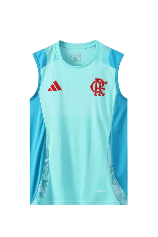 Flamengo Light Blue Sleeveless Set