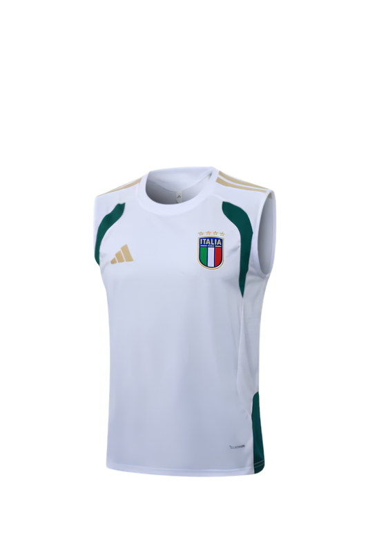 Italy White Sleeveless Set