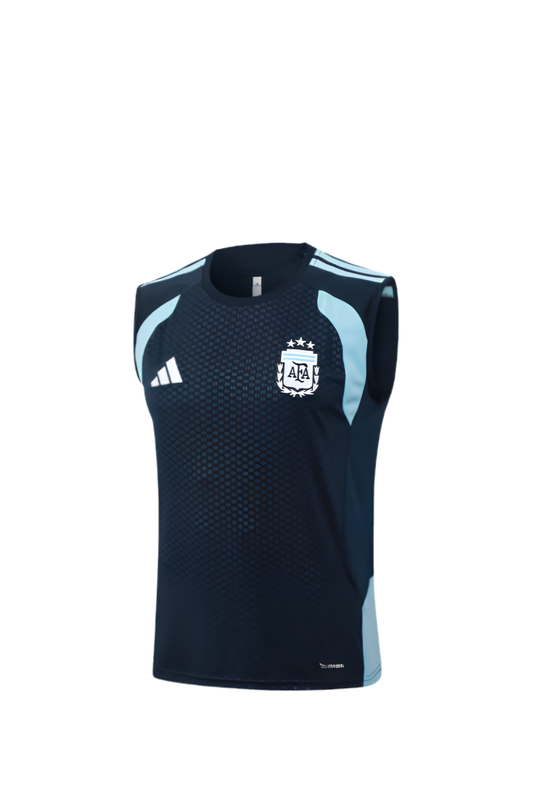 Argentina Sapphire Blue Sleeveless Set