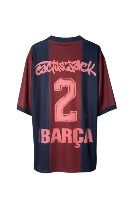Barcelona X Travis Scott Shirt 24/25, “Cactus Jack”