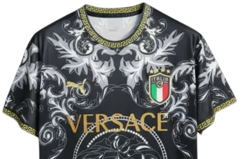 Italy "Versace" Black Limited Jersey