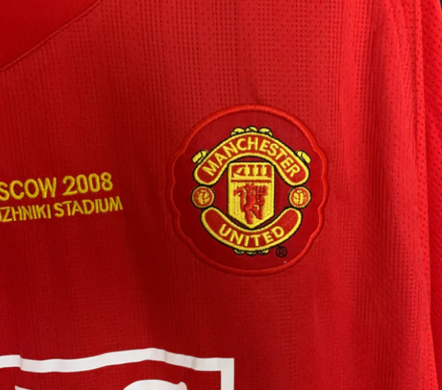 Manchester United Retro 2007-2008 Home Kit Long Sleeve