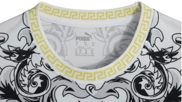 Italy "Versace" White Limited Jersey