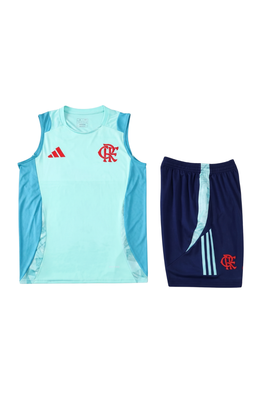 Flamengo Light Blue Sleeveless Set