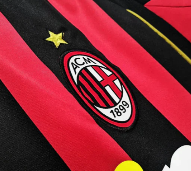 AC Milan Retro 2007-2008 Long Sleeve Home Kit