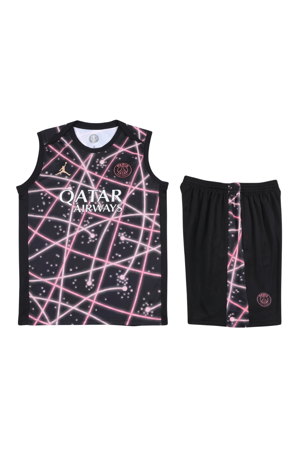 PSG Black Pink Sleeveless Set