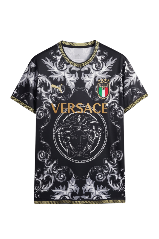 Italy "Versace" Black Limited Jersey