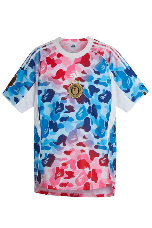Bape Football Jersey (Shock Blue)