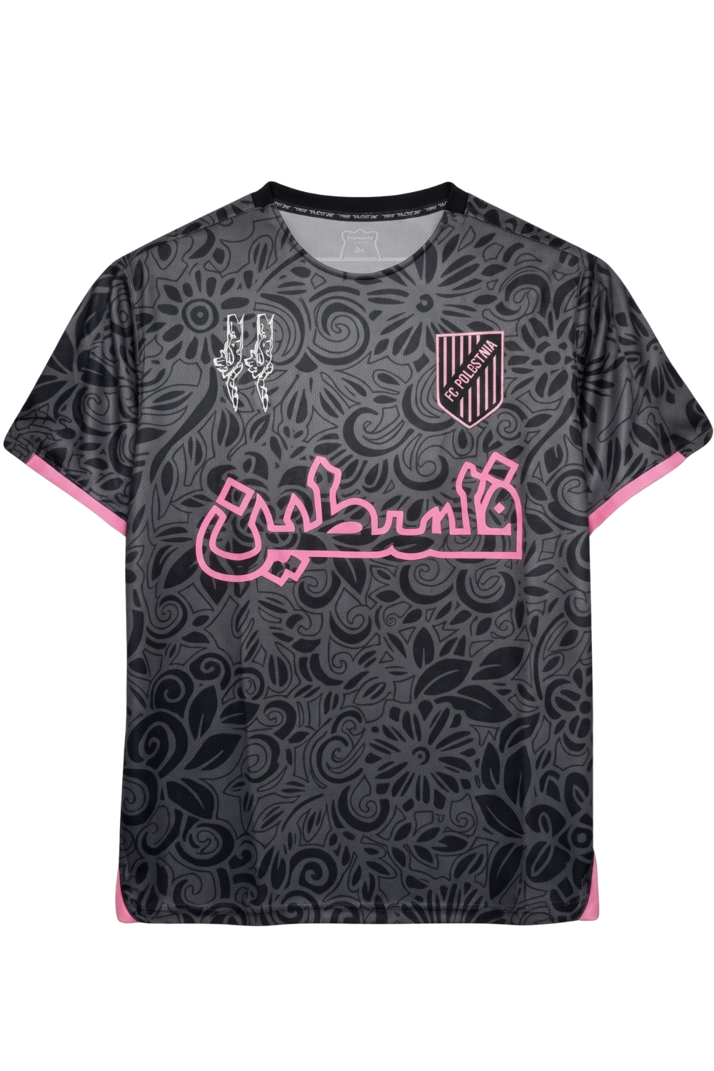 Palestine Home Jersey Black Pink