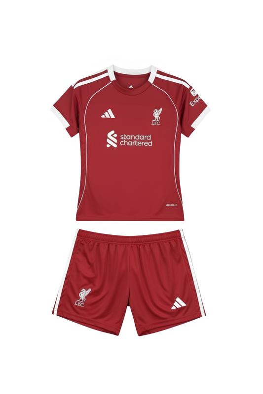 Liverpool Home Kit Kids Size 2025/2026