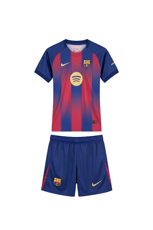 Barcelona Home Kit Kids Size 2025/2026