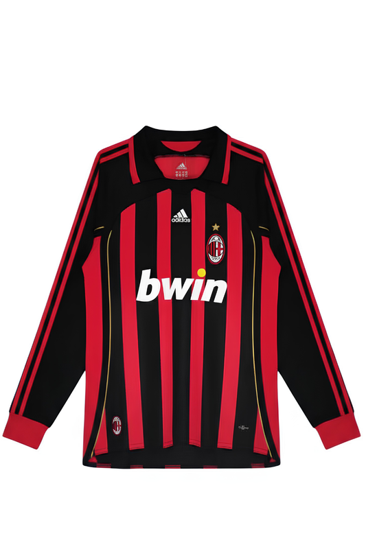 AC Milan Retro 2007-2008 Long Sleeve Home Kit
