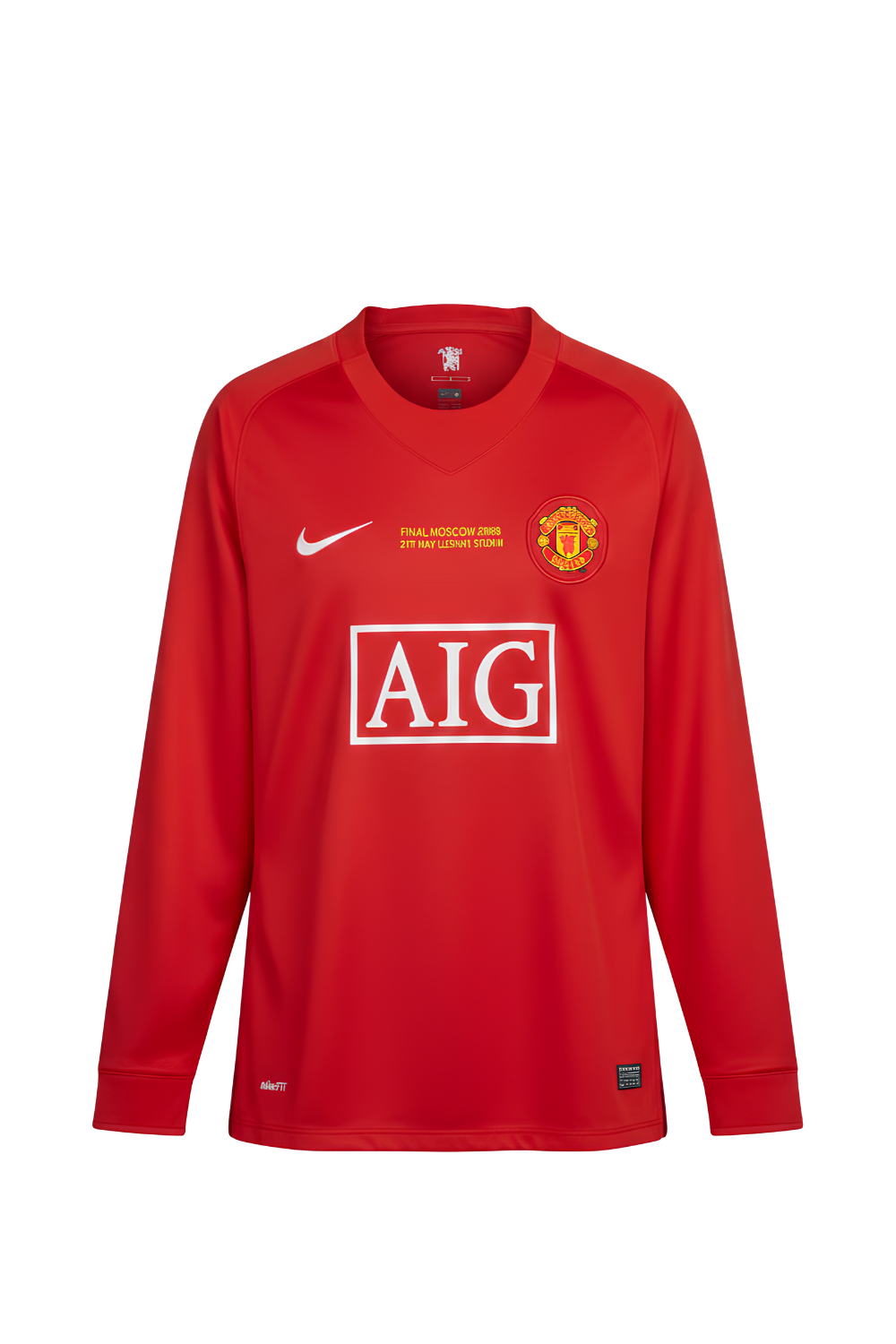 Manchester United Retro 2007-2008 Home Kit Long Sleeve